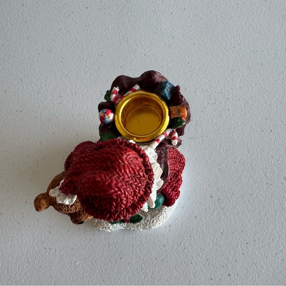 Santa Claus 5” Christmas Holiday Figurine Candle Holder - Picture 6 of 7